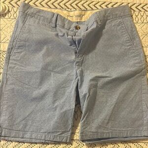 Old Navy Blue Flat Front Shorts Relaxed Fit